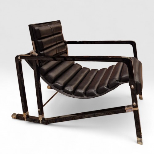 Eileen GRAY (1878–1976), Paire de fauteuils « Transat » - Art Déco