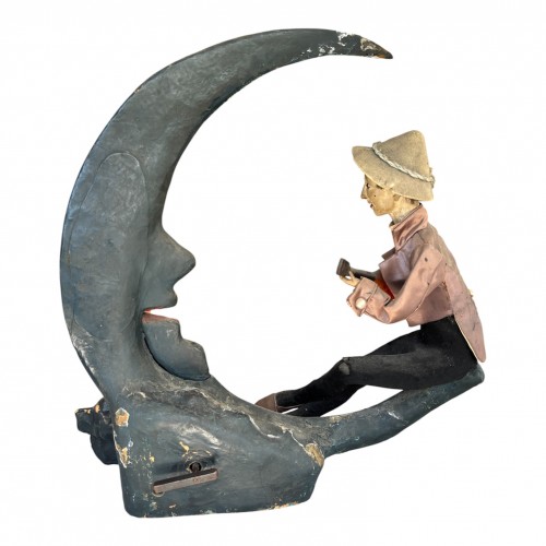 Gustave VICHY (1839-1904), Pierrot à la lune ou Aubade à la lune - Collections Style 