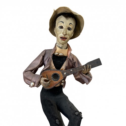 Collections  - Gustave VICHY (1839-1904), Pierrot à la lune ou Aubade à la lune