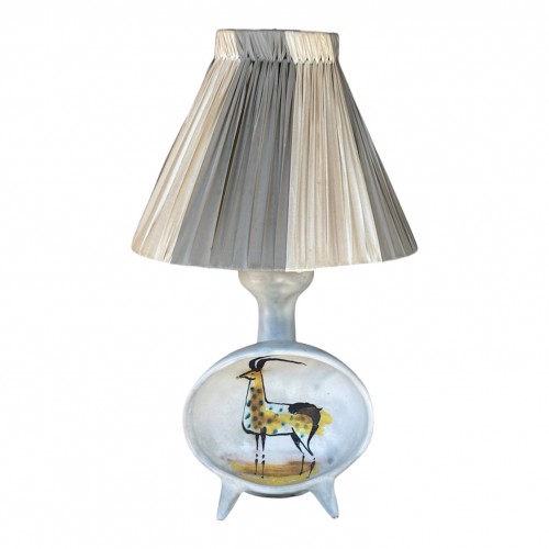 Roger Capron (1922-2006) , Lampe de table zoomorphe