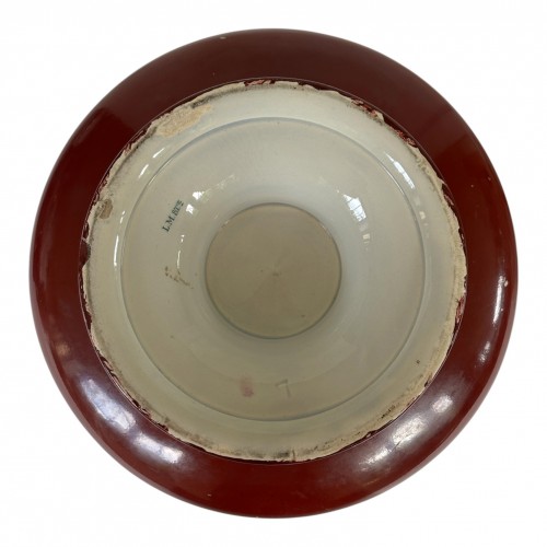  - Manufacture de Creil et Montereau (Lebeuf, Milliet & Cie) Paire de cache-pots