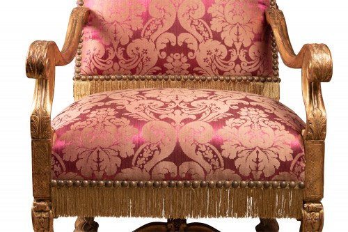 Seating  - A Pair of Louis XIV  giltwood  Fauteuils