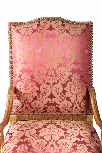 Paire de fauteuils en bois doré époque Louis XIV - Isabelle Chalvignac