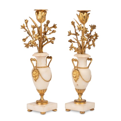 A pair of Louis XVI Clandestiks - Lighting Style Louis XVI