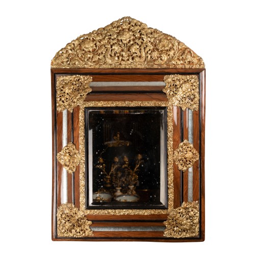 Miroir époque Louis XIV à clinquants