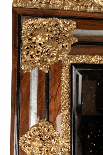Miroirs, Trumeaux  - Miroir époque Louis XIV à clinquants