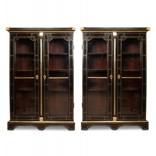 Pair of Louis XIV bookcases
