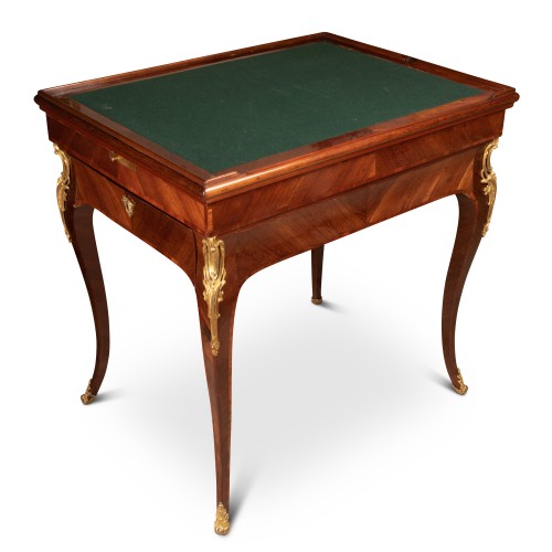 XVIIIe siècle - Table de Tric- Trac Epoque Louis XV Estampillée de Pierre II Migeon