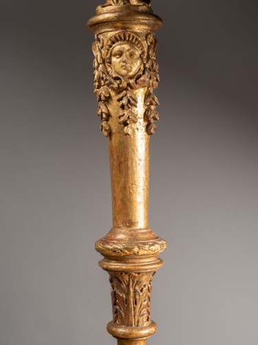 Louis XIV - Paire de porte torchères d'époque Louis XIV