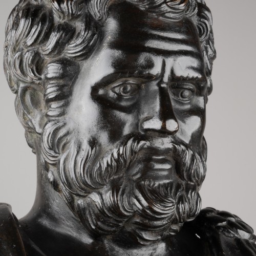 Buste de général Romain en bronze XVIIe siècle - Isabelle Chalvignac