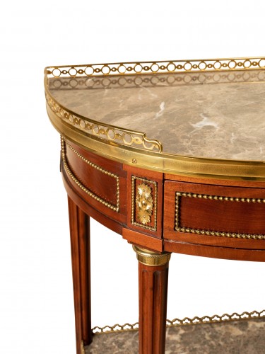 Console Desserte Louis XVI Estampillée B Durand - Mobilier Style Louis XVI