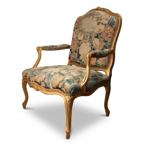 Antiquités - Pair of Armchairs Stamped by A.N. Delaporte