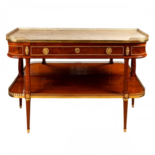 A large console table of the  Louis XVI period