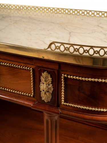Furniture  - A large console table of the  Louis XVI period