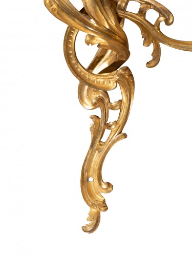 Paire d'appliques d'époque Louis XV en bronze doré - Isabelle Chalvignac