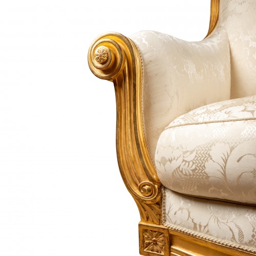 Louis XVI period Marquise chair - 