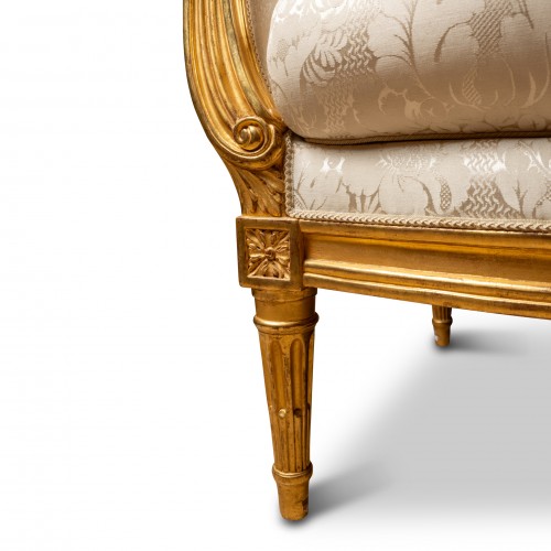 18th century - Louis XVI period Marquise chair