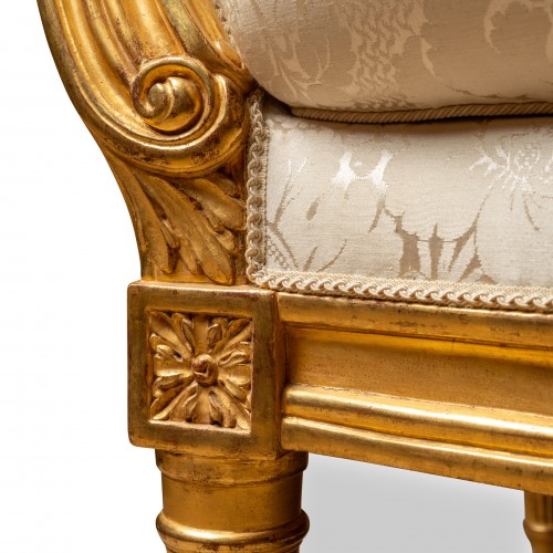 Louis XVI period Marquise chair - Louis XVI