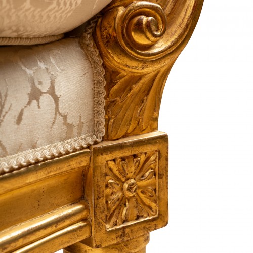 Antiquités - Louis XVI period Marquise chair