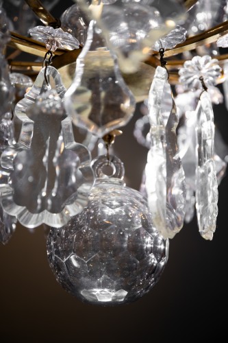 Two chandeliers forming a pair 18th century period - 