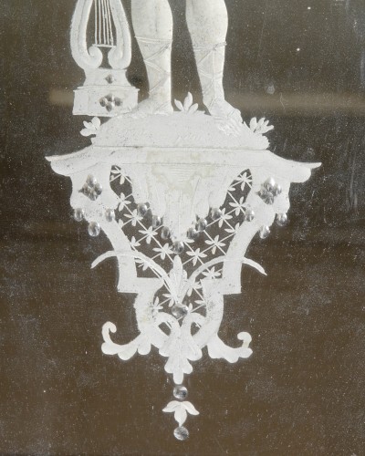 Paire de miroirs Vénitiens XVIIIe siècle - Transition