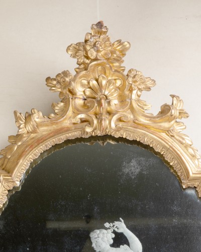 Transition - Paire de miroirs Vénitiens XVIIIe siècle