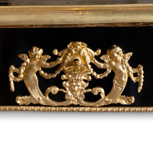 A blackened pearwood Desk Parisian Regency Period - 