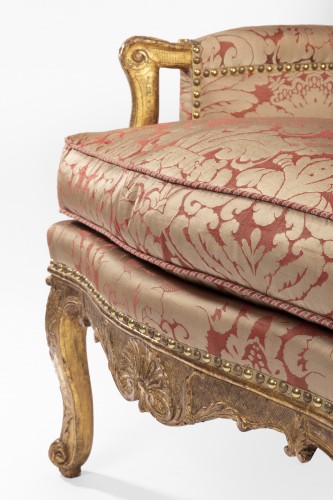 Sièges Fauteuil & Bergère - Paire de sièges en bergère époque Régence