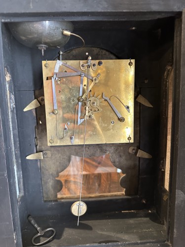 Antiquités - Cartel and its frame Louis XIV period