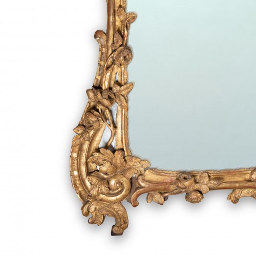 Gilted wood Mirror Louis XV Period - Louis XV