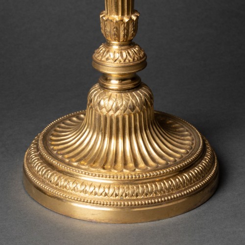 Paire de bougeoirs formant candélabres époque Louis XVI - Isabelle Chalvignac