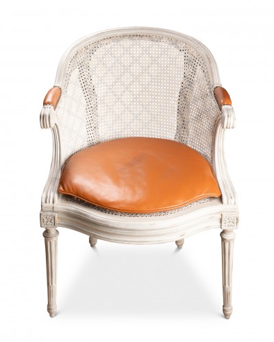  An Louis XVI Fauteuil bureau  stamped by Georges Jacob - Seating Style Louis XVI