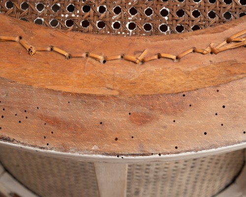  An Louis XVI Fauteuil bureau  stamped by Georges Jacob - Louis XVI