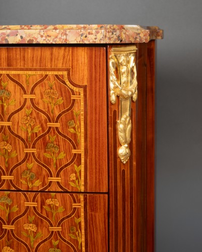 Commode marquetée Epoque Transition - Isabelle Chalvignac