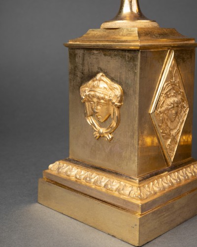 A pair of gilted perfume burners Empire Period - Empire