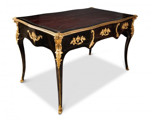 Bureau plat Epoque fin de la Régence - Mobilier Style Louis XV