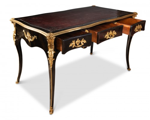 Antiquités - Bureau plat Epoque fin de la Régence