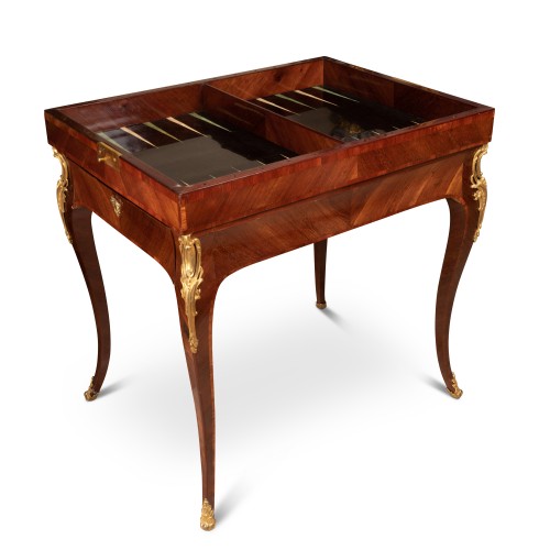 Table Tric Trac époque Louis XV etampillée P II Migeon - Isabelle Chalvignac