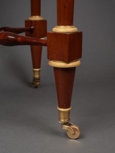 A Louis XVI  ormolu-mounted mahogany Gueridon - Furniture Style Louis XVI