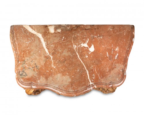 Antiquités - A Louis XV  Pair of gilted oak Brackets  