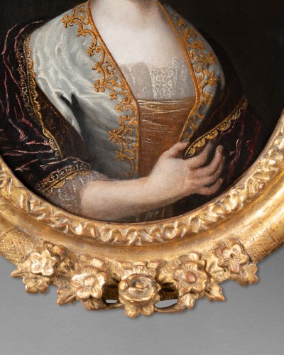 18th century - A pair of portrait french school 18th century