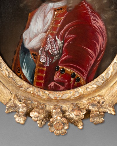 Louis XV - A pair of portrait french school 18th century