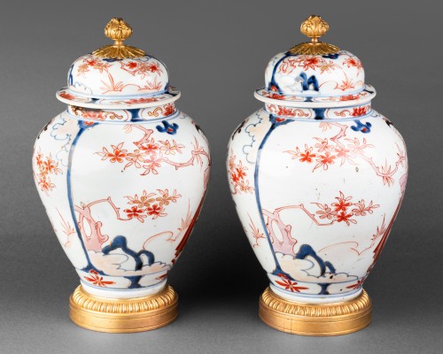Paire de potiches Imari XVIIe siècle - Isabelle Chalvignac