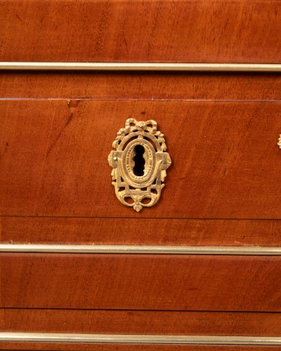 Mobilier Commode - Paire de commodes en acajou époque Louis XVI