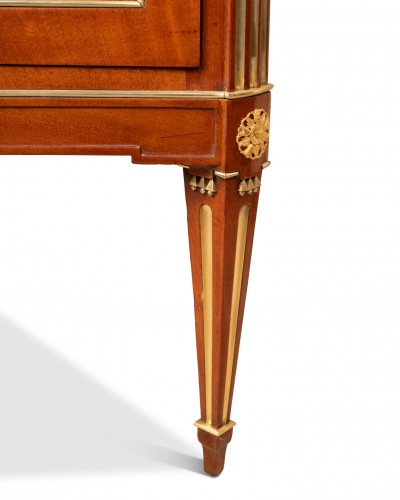 Paire de commodes en acajou époque Louis XVI - Louis XVI