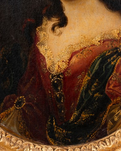 Tableaux et dessins Tableaux XVIIe siècle - Paire de portraits fin XVIIe siècle