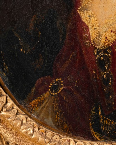 XVIIe siècle - Paire de portraits fin XVIIe siècle