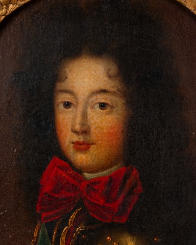 Louis XIV - Paire de portraits fin XVIIe siècle