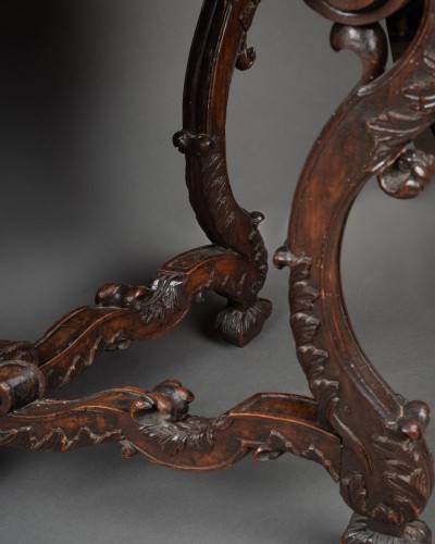 Antiquités - Center Table  Louis XIV period late 17th century