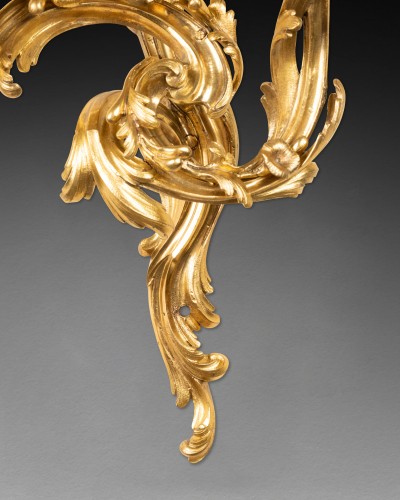 Lighting  - A pair of ormolu Wall Sconces Louis XV period